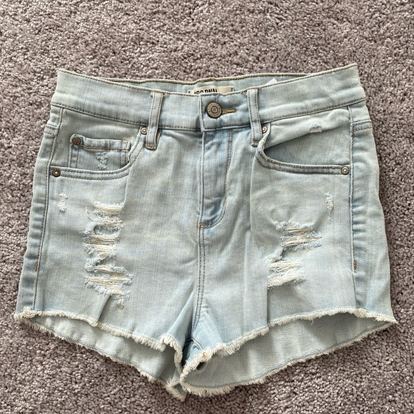 GRG DNM Stretch High Waist Jean Shorts - Picture 1 of 6